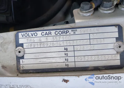 2004 Volvo S80 2.9/2.9 A (Discontinued) из США, поврежденный, VIN YV1TS92D041357300